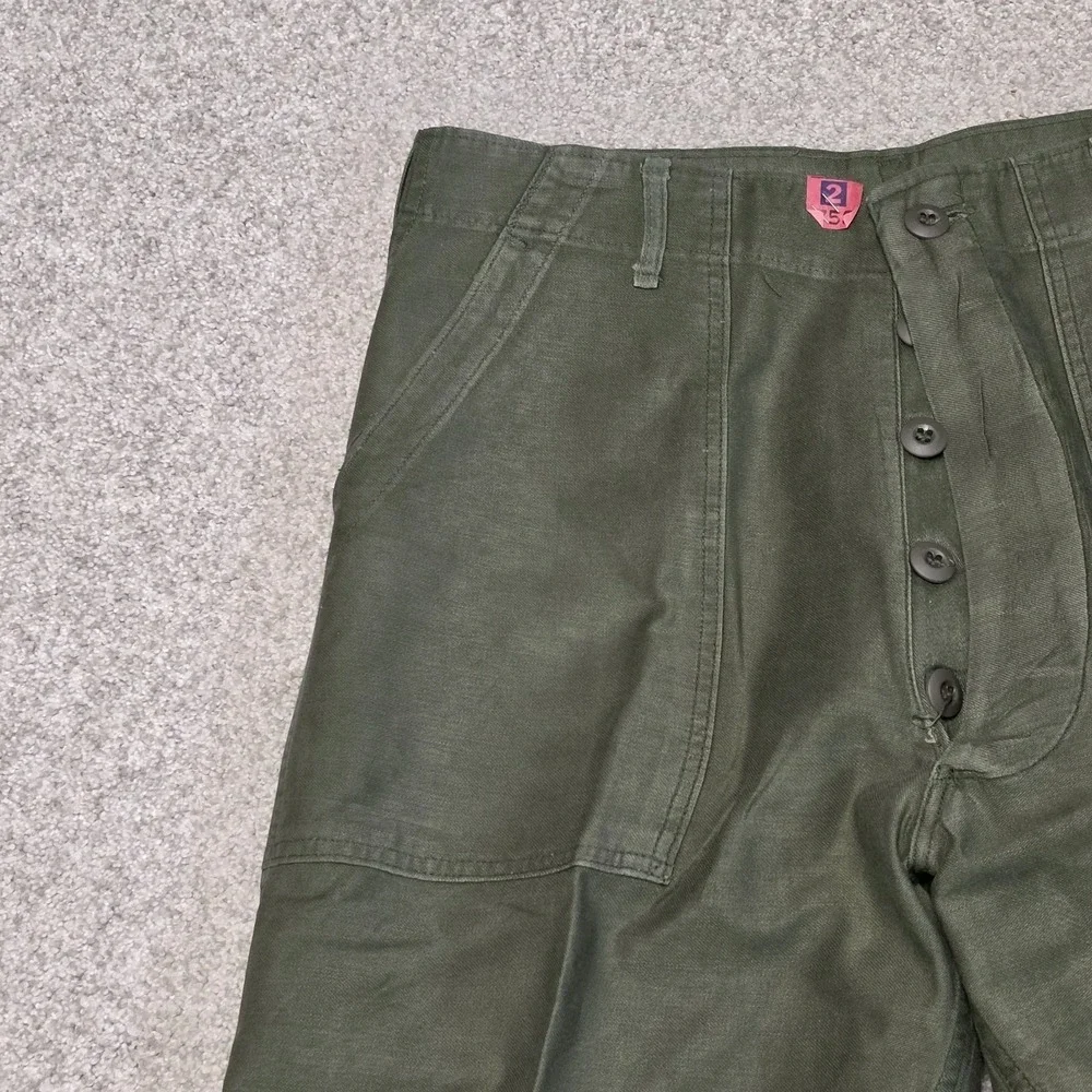 Vintage 1972 34(31)x29 VIETNAM Army Trousers OG-107 Sateen Type 1 Pants USA